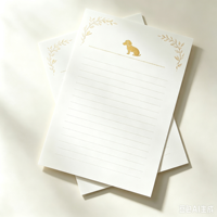 Papel de Escritura A4/A5/A6 Personalizado al por Mayor, Impresión Offset, Papel para Tarjetas de Agradecimiento y Cartas de Invitación, Precio