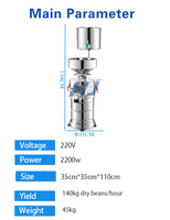 Machine automatique de remplissage de lait de soja et de tofu, petite, avec composants PLC, 220V/380V, vente directe fabricant