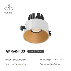 XRZLux Waterproof IP44 LED Ceiling Downlights 8W 10W Embedded Toilet Kitchen Spot Lights Indoor Lighting Fixture AC110-240V