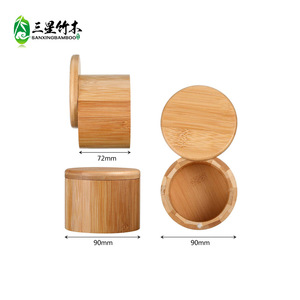 <b>Bamboo</b> screw-top kitchen tea storage box, household kitchen seasoning jar, creative <b>bamboo</b> storage <b>container</b>, source factory. - Product Image 2