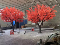 Prix pas cher Arbre d'automne artificiel érable artificiel arbre japonais artificiel en plastique à vendre décoration d'intérieur