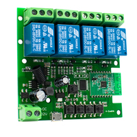 Module universel de commutation sans fil intelligent EWeLink 7-32V 4 canaux, télécommande RF Wifi pour Alexa