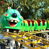 Manèges à poulies, Manèges Caterpillar, Train sur rail de parc d'attractions, Mini-montagnes russes pour enfants