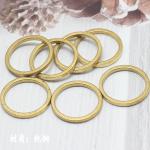 Matériaux et accessoires pour bijoux faits main : base en cuivre, dentelle, anneau, cadre rond, sans soudure - Product Image 2