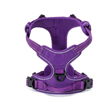 Harnais pour chien et chat personnalisé avec logo OEM, luxueux, réfléchissant, respirant, léger, anti-traction, grand, durable, réglable