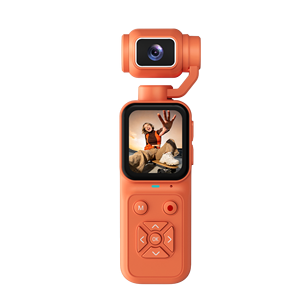 Cámara Gimbal Portátil <span class=keywords><strong>con</strong></span> Video 4K, Grabación en Bucle y Cámara Web para PC, Ideal para Vlogs de Viajes y Grabación Diaria, FCC OEM - Product Image 4
