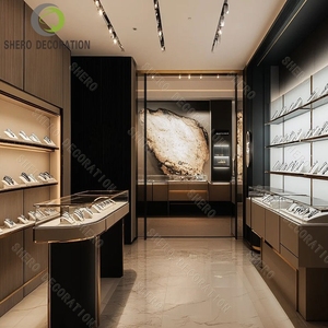 Jewelry Showcase Tempered Glass Jewellery Display <b>Cabinet</b> Showcase Jewellery Shop Furniture Shopping - Product Image 2
