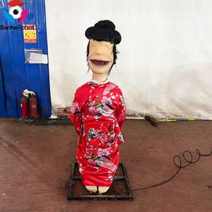 Fantômes féminins de l'usine de production de modèles animatroniques d'<span class=keywords><strong>Halloween</strong></span> de simulation professionnelle pour l'utilisation du parc en acier - Product Image 2