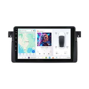 MEKEDE DUDUAUTO Autoradio Android 2K Multimediale con Schermo, <span class=keywords><strong>Radio</strong></span> <span class=keywords><strong>2</strong></span> DIN, FM, WIFI, BT 4G per BMW E46 1998-2006, Supporto DUDUAUTO DVR - Product Image 1