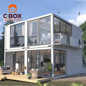 บ้านสำเร็จรูป Cbox ประกอบง่าย 2 ชั้น สำนักงานสำเร็จรูปหรูหรา แผงแซนวิช โรงแรม วิลล่า ห้องนั่งเล่น ห้องนอน บ้านคอนเทนเนอร์แบบแพ็คสำเร็จ - Product Image 2
