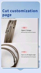 Ptfe Plus in fibra di carbonio anello guida mitra taglio 45 gradi Z a forma di PTFE pieno di rame polvere pezzo personalizzato - Product Image 5