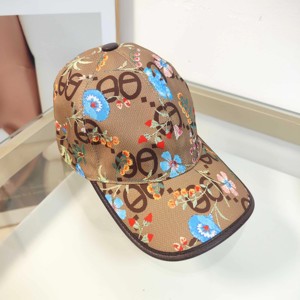 Gorras de Diseñador, Marca Popular 2025, Gorra de Béisbol de Moda, Gorras de Lujo Unisex con Estampado Floral, Tela de Lona, Venta al Por Mayor - Product Image 1