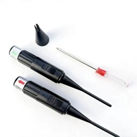 Kit d'alignement de viseur laser rouge et vert auto-zérifiant rechargeable par USB avec 32 adaptateurs multiples
