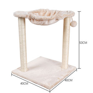 Productos Multifuncionales para Mascotas, Torre para Gatos de Madera Ecológica, Hamaca, Árbol para Gatos, Muebles, Poste Rascador para Gatitos, Casa para Mascotas - Product Image 4
