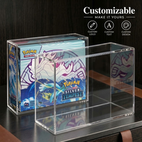 Boîte de présentation personnalisée en acrylique transparent 5 mm, résistante aux UV, avec couvercle magnétique, pour boîte d'entraînement Elite Silver Tempest