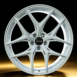 Jantes forgées polies sur mesure, blanches, 17, 18, 19, 20, 21, 22 pouces, jantes à structure flow-formed pour Mercedes AMG W205 W223 Porsche 911 718 - Product Image 2