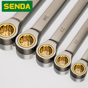 Black Nickel Gold Swivel Head <strong>Ratchet</strong> <strong>Wrench</strong> Industrial Grade Dual-Use <strong>Ratchet</strong> 72 Teeth Quick Release Star Open-End - Product Image 5