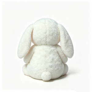 Peluche de lapin personnalisée, lapin en peluche, lapin blanc aux oreilles tombantes, adorable peluche de lapin, lapin en peluche assis - Product Image 4