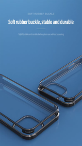 360 couverture complète antichoc TPU Double face clair verre trempé écran <span class=keywords><strong>avant</strong></span> PC <span class=keywords><strong>coque</strong></span> de téléphone arrière - Product Image 6