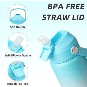 <span class=keywords><strong>Botella</strong></span> de Agua Infantil Moderna, Portátil, de Acero Inoxidable de Doble Pared con Aislamiento al Vacío, 12oz/18oz, Libre de BPA, Ecológica, Fabricación OEM/ODM - Product Image 2