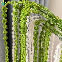 Branche artificielle d'amarante avec perles en plastique – Décoration polyvalente pour arbre, vase, intérieur, maison, bureau, fête