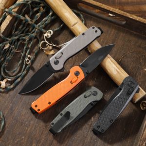 Coltello Pieghevole Portatile in Acciaio Inossidabile di Alta Qualità, Coltello Tascabile Resistente per Campeggio e Attività all'Aperto, OEM - Product Image 1