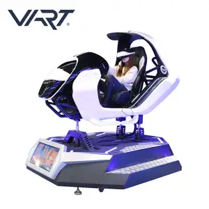 Cool Shape Adults or Kids VR Park Game Equipment 3D 4D 5D Car Driving 9D Vr 1 Seat Racing Simulator