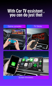 OEM ODM estable conectar Carplay 3 <span class=keywords><strong>en</strong></span> 1 Adaptador inalámbrico CarPlay Auto adaptador para Apple - Product Image 5