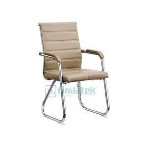 Nuova Sedia <span class=keywords><strong>da</strong></span> Ufficio Foshan Senza Ruote in Pelle PU <span class=keywords><strong>con</strong></span> 4 Gambe e Braccioli per Conferenze, Reception, Visitatori e Sale d'Attesa Aziendali - Product Image 5