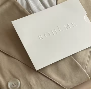 Bán buôn Thiệp mời đám cưới phong bì biểu tượng tùy chỉnh Túi Tay Áo dập nổi thiệp chúc mừng với phong bì - Product Image 3