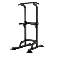 Barre de traction portable en acier écologique à assembler soi-même avec station de dips et barre horizontale d'entraînement