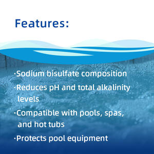 Réducteur de pH 2KG pour piscines Spas et bains à remous Abaisse l'<span class=keywords><strong>alcalinité</strong></span> et équilibre l'eau emballée dans un sac - Product Image 3