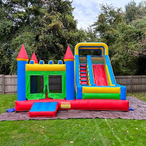 Château gonflable à prix avantageux, qualité commerciale, château gonflable pour adultes, combo toboggan à acheter - Product Image 3