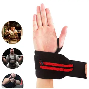 Weight Lifting Wrist Wraps Bandage Support Straps Gloves Gym Fitness Training Wristband adjust badminton wrist