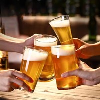 Verres à bière en borosilicate en gros : demi-verre, 1 litre, 330 ml, 200 ml, verre à bière pression, verres à bière Pilsner personnalisés