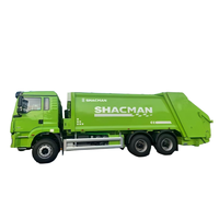 Grand camion compacteur électrique Shacman 20m Euro 3 8x2 avec moteur, pompe, boîte de vitesses automatique, moteur 25T GVW, contrôlé par PLC