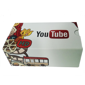 3D films lunettes de réalité virtuelle <span class=keywords><strong>VR</strong></span> casques Logo personnalisé lunettes vidéo marque Google carton <span class=keywords><strong>VR</strong></span> lunettes 2.0 - Product Image 2