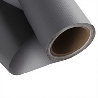 Bâche PVC noire en rouleaux de 400g (12oz) pour impression publicitaire et promotionnelle – Vente en gros