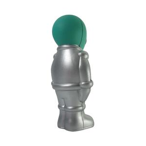 Balles anti-stress personnalisées en forme d'extraterrestre, logo promotionnel, en TPR souple, cadeau de bureau, nouveauté, vert, amusant, souriant - Product Image 4