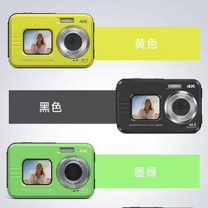 กล้องดิจิตอลกันน้ำสำหรับกีฬากลางแจ้ง หน้าจอคู่ ความละเอียด 4K 56MP กล้องแอคชั่นสำหรับดำน้ำ - Product Image 1