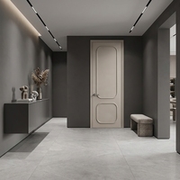 Porte intérieure moderne simple en bois CPL, résistante à l'eau, à l'humidité, insonorisée, anti-rayures, pour chambre et hôtel