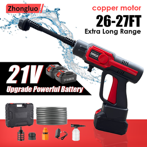 Pistola De Lavado 808 Inalámbrica Portátil De Alta Presión con Batería De Litio Para Coches con Chorro De Agua y Espuma - Product Image 1