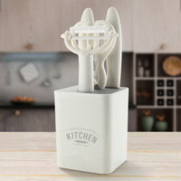 Keukengereedschap Gadgets Keukenschaar Dunschiller Keukenmes Smart Keuken Gadget Set Met Houder