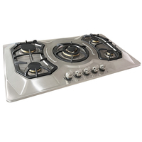 Appareils de cuisson universels modernes haute puissance Foshan, plaque de cuisson à gaz, cuisinière à 5 brûleurs