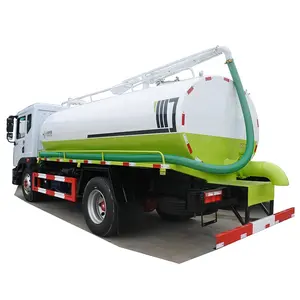 Hoge Kwaliteit Dfac 12m3 Fecale Zuig Riolering Truck Met Elliptische Vormige Tanker Voor Sales