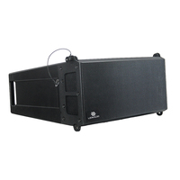 Sistema de Altavoces Line Array Activos Leon Audio de 2000W Clase D con DSP, Altavoces Line Array de Madera con Doble Woofer de 6 Pulgadas