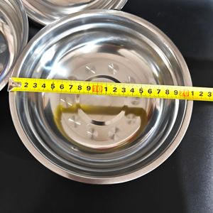 No. Tazón de acero inoxidable 22, tazón de sopa de acero inoxidable, tazón para fideos doméstico, tazón pequeño de acero inoxidable engrosado para cantina - Product Image 4