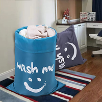 Sac à Linge Pliable en Tissu Oxford avec Cordon, pour Rangement et Organisation des Vêtements – Modèle « Wash Me »