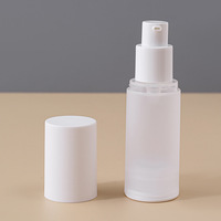 Bouteilles de lotion en plastique blanc givré écologique de 30ml 50ml 150ml pour cheveux visage cosmétiques pour soins de la peau faux cils Blush