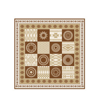 Ontwerp Dames Elegante Geprinte Dames Hoofddoek Zijde Satijn Hoofddoeken Dames Sjaals Trendy Op Maat Gemaakt